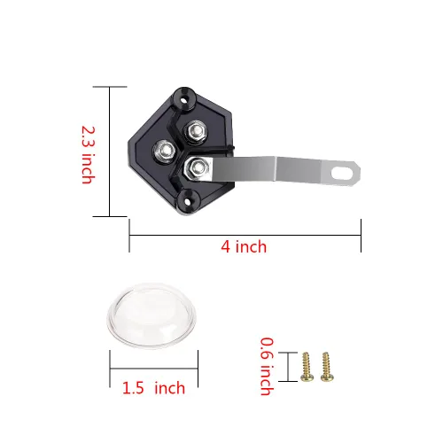 Miniatura 6 de 10L0L Kit de fusibles de doble enlace de 30 amperios que se adapta a la mayoría de los cargadores de accionamiento de potencia Lester para carrito