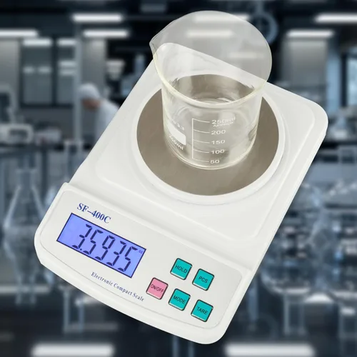 Miniatura 2 de Dispositivo de pesaje de precisión 0.00 oz de la balanza de masa del laboratorio de la escala de Digitaces