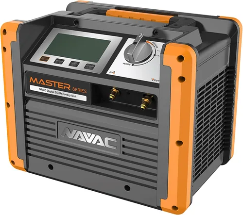 Unidad de Recuperación NAVAC NRDD - Cilindro Doble, Máquina de Recuperación HVAC, Serie Master, Unidad de Recuperación AC para Freon, Interfaz