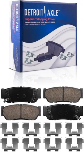 Miniatura 66 de Detroit Axle - Pastillas de Freno Delantero para Mercedes- Benz C230 C250 C300 SLK250, Pastillas de Freno Cerámica w/Reemplazo de Hardware