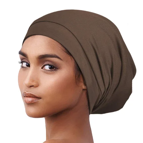 Miniatura 25 de Alnorm - Gorro con forro de satén y suave banda elástica para hombres y mujeres, talla única Se ajusta a la mayoría
