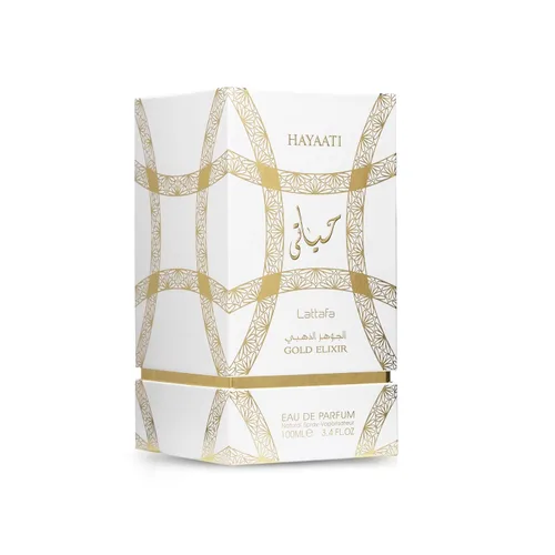 Miniatura 3 de Lattafa Hayaati Gold Elixir Eau De Parfum Spray para Unisex, 3.4 onzas