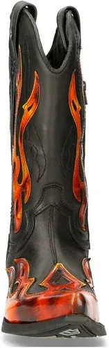 Miniatura 5 de New Rock 7921 Flame Western - Botas vaqueras para hombre