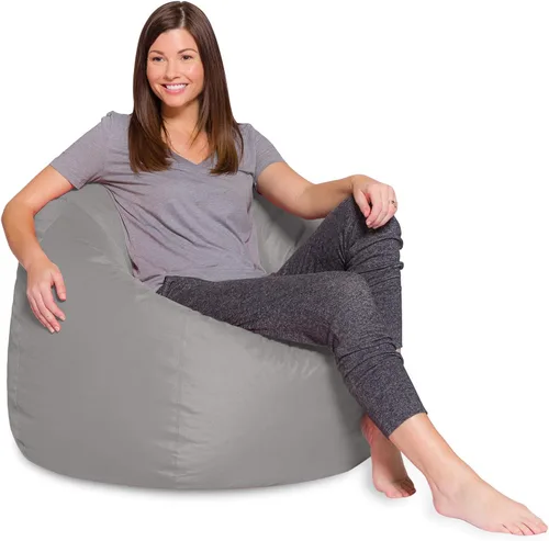 Miniatura 26 de Posh Creations - Sillón puff para niños, adolescentes y adultos, incluye funda extraíble y lavable a máquina, tamaño mediano de 27 pulgadas, lona