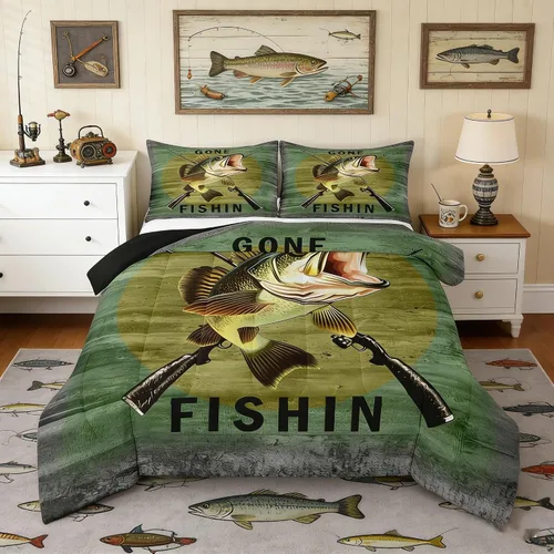 Miniatura 46 de Feelyou Lindo juego de ropa de cama de ajolote para niños y niñas tamaño twin, juego de edredón de salamandra para niños, mujeres y hombres, edredón