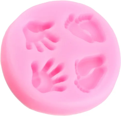 Miniatura 9 de Moldes de silicona para bebé, molde de fondant para pies de bebé, moldes de silicona para decoración de tartas, decoración de cupcakes, caramelo