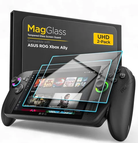 Miniatura 7 de magglass Protector de pantalla con bloqueo de luz azul para ASUS ROG Ally, protector de pantalla de vidrio templado de cobertura completa