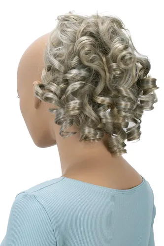Miniatura 25 de CAISHA - Postizo Jumbo de Cabello Elástico para Recogidos Voluminosos y Rizos Desaliñados, Color Rubio Claro, G5L rubio claro #22T613 G5L