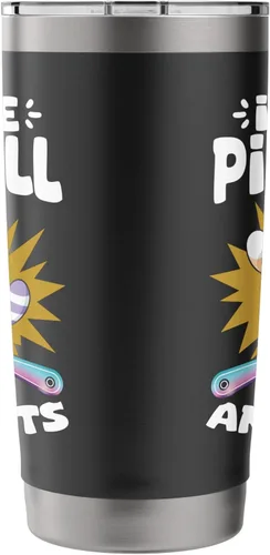 Miniatura 2 de Pinball and Cats 90s Nostalgia Pinball Wizard Pet Cat Lover Stainless Steel Insulated Tumbler