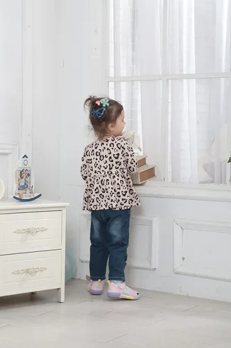 Miniatura 3 de XUANHAO Ropa de bebé niña de 12, 18 y 24 meses, trajes para niñas pequeñas, ropa de mezclilla con volantes, pantalones de mezclilla rasgados