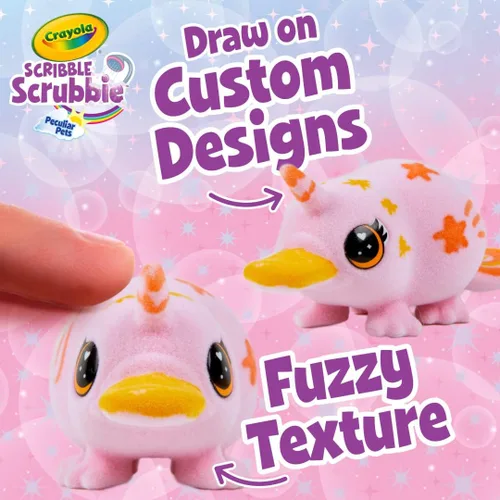 Miniatura 6 de Crayola Scribble Scrubbie Mascotas Peculiares, Juego de Juguetes Lavables para Mascotas y Artesanías DIY para Niños, Regalos para Niñas y Niños