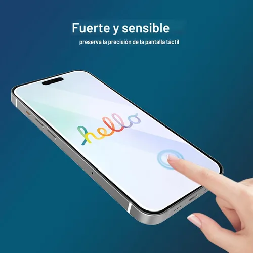 Miniatura 5 de Ailun - Protector de pantalla para iPhone 16 Plus/iPhone 15 Plus/iPhone 15 Pro Max [17 cm] Pantalla, 3 unidades, Vidrio templado, Compatible