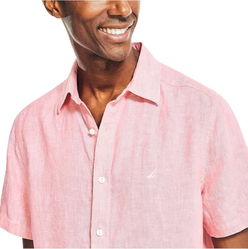 Miniatura 4 de Nautica Camisa de manga corta de lino hecha de forma sostenible para hombre