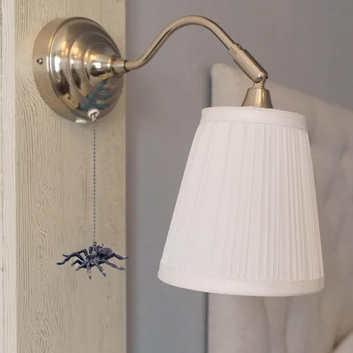 Miniatura 3 de Cadena de tirón de ventilador de techo araña Dotlite, extensión de adorno de 30 cm para tira de ventilador de Halloween, cadenas de luz