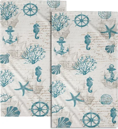Miniatura 23 de Giwawa Juego de 2 toallas de mano con diseño floral de cerezo, suaves y absorbentes, para baño, cocina, hotel, spa, decoración Flor de cerezo rosa