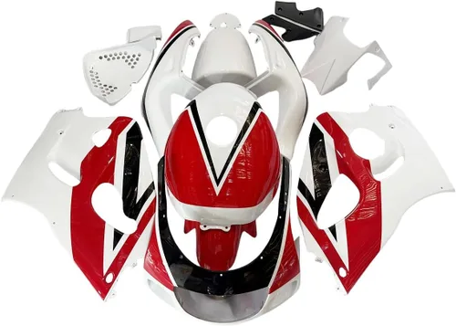 Miniatura 320 de Kit de carenado de inyección azul, negro y blanco para Suzuki GSXR600 GSX750 2006 2007 GSXR 600 GSX-R750 06 07 ABS Carenado de plástico completo