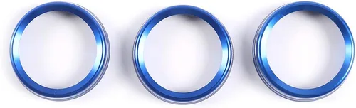 Miniatura 5 de Anillos de ajuste de aire acondicionado trasero para Land Rover Defender 110 2020 accesorios de coche (azul)