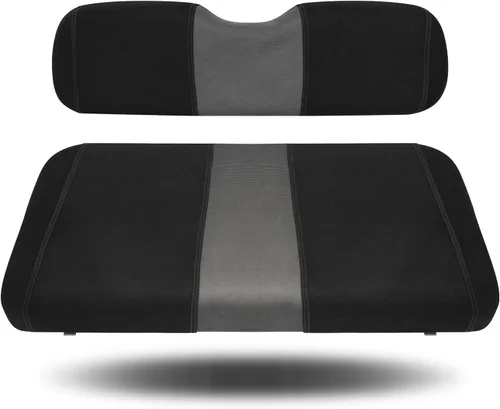 Miniatura 14 de Golf Cart Seat Covers Fit EZGO TXT/Club Car DS/Club Car Precedent/Yamaha Drive/Aftermarket Common Rear Seat Kit, Washable Breathable Air Mesh Cloth