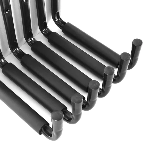 Miniatura 5 de Ganchos de kayak resistentes, ganchos de almacenamiento de kayak montados en la pared, colgador de kayak para pared de garaje, estante