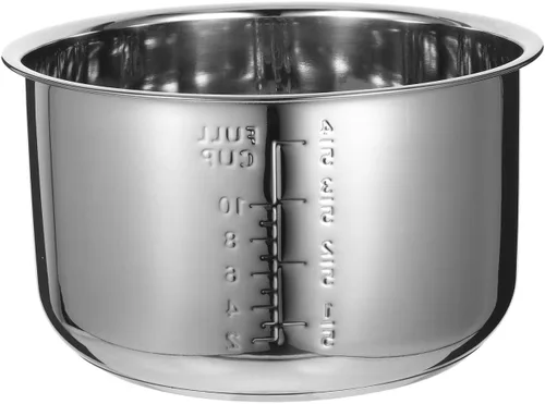 Miniatura 10 de Operitacx Olla de arrocera interior de 3 tazas/0.5L sin cocinar, olla de repuesto interior antiadherente compatible con olla arrocera de 1.5 L