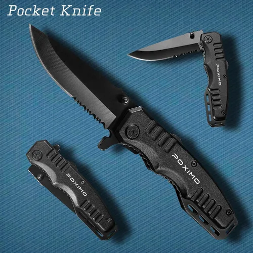 Miniatura 7 de Juego de regalo multiherramienta para hombres, para papá, él, kit de supervivencia EDC 3 en 1 con alicates múltiples 14 en 1, cuchillo de bolsillo