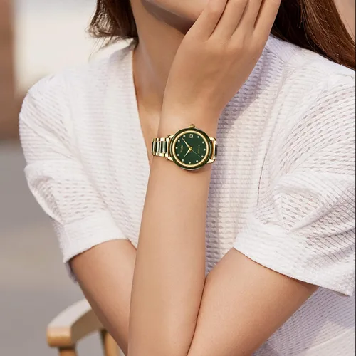 Miniatura 5 de Diella Reloj mecánico automático para mujer, reloj de lujo impermeable con espejo de cristal de zafiro (modelo AD6001L)