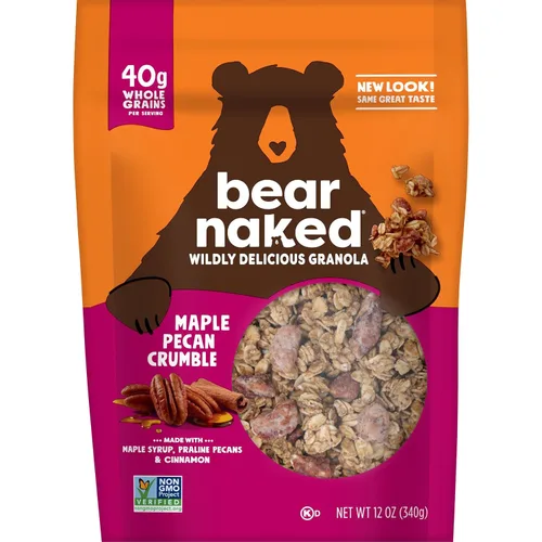 Miniatura 11 de Bear Naked - Cereal de granola, snacks de desayuno, nueces de arce (6 bolsas)