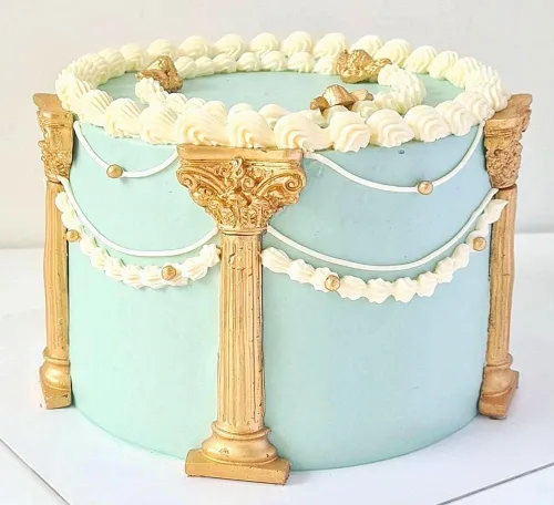 Miniatura 6 de Columna romana 3D de mármol griego molde de pilar pastel de pasta de goma de fondant molde para pasta de azúcar, pasta de goma, magdalena