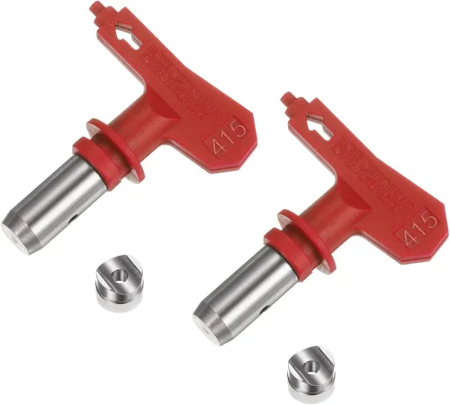 Miniatura 9 de uxcell 2 puntas de pulverización reversibles para pulverizador sin aire, 109 puntas de boquilla de pulverización de pintura, piezas de máquina