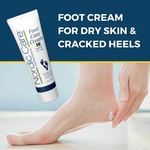 Miniatura 2 de Nordic Care Crema para el cuidado de los pies Reparación intensiva con urea y glicerina para pies secos y talones agrietados Resultados notables
