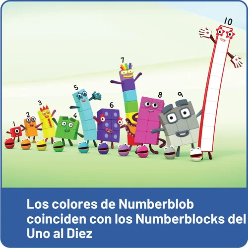 Miniatura 2 de hand2mind Numberblocks Numberblob - Juego de contador de matemáticas, manipuladores educativos de matemáticas, números para niños pequeños, juguetes