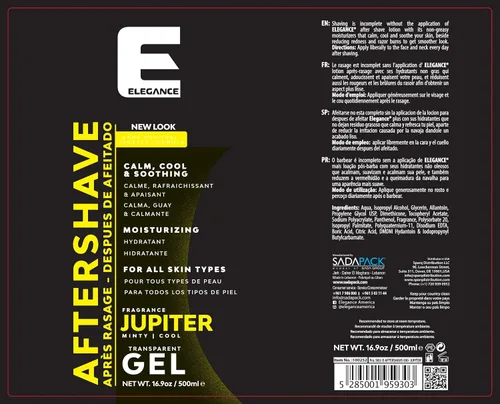 Miniatura 2 de Elegance Loción para después del afeitado para hombres, 16.9 fl oz, Júpiter (verde), alivio real del afeitado que hidrata y revitaliza tu piel, 16.9