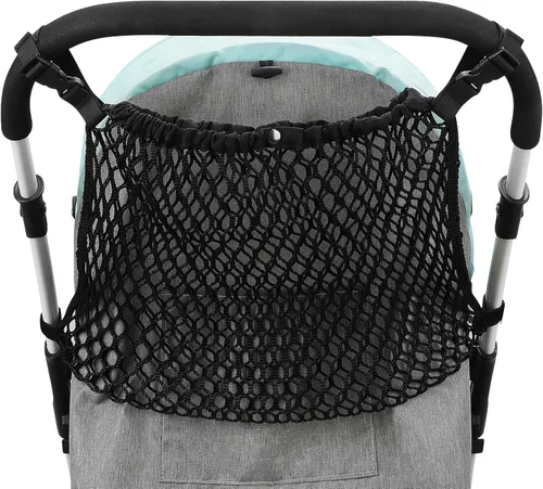 Miniatura 2 de Accmor Organizador universal para cochecito, bolsa de malla de red de poliéster para Uppababy, Nuna, Britax, Doona, cochecitos, antideslizante