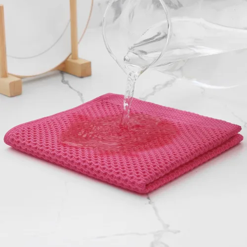 Miniatura 405 de Kitinjoy - Paños de cocina de 100 % algodón, tela de tejido gofrado, paño de limpieza ultrasuave, absorbente y de secado rápido. Beige