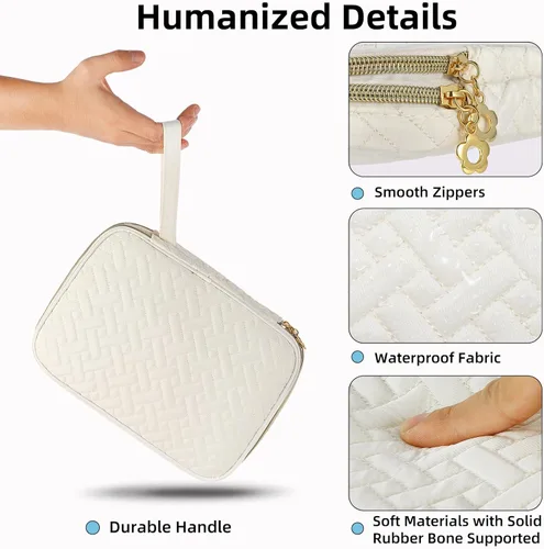 Miniatura 3 de Organizador de cables de viaje, Beige