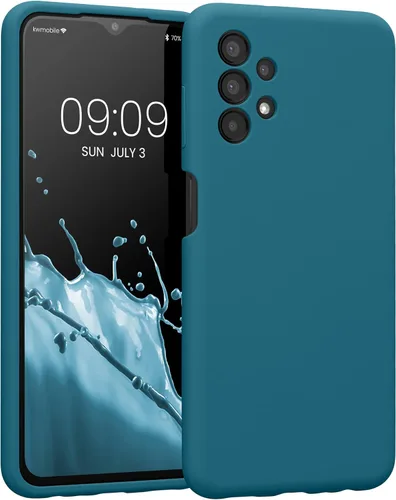 Miniatura 192 de kwmobile Funda compatible con Samsung Galaxy A13 4G - Funda delgada de silicona TPU - Acabado suave al tacto - Amarillo radiante