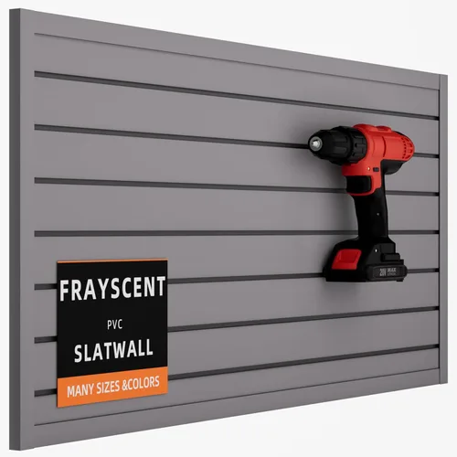 Miniatura 17 de FRAYSCENT Paneles de pared de listones, sistemas de almacenamiento de pared de listones, paneles de pared de pizarra, organizador de herramientas