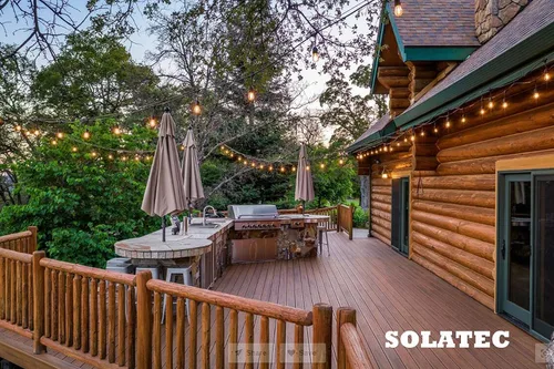 Miniatura 4 de Solatec Guirnalda de luces LED, inastillables, 96 pies, 30 enchufes colgantes, grado comercial, impermeable, 2 W, decoración para exteriores