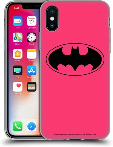 Miniatura 428 de Head Case Designs Funda de gel con licencia oficial de Batman DC Comics Bat Signal Logos [protección de grado militar] compatible con Apple iPhone 7