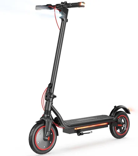 Miniatura 13 de Scooter eléctrico para adultos, velocidad de 38/28 MPH, rango de 55/28 millas, potente motor de 2400/1000 W, neumáticos todoterreno de 10 pulgadas