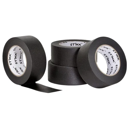 Miniatura 10 de STIKK Cinta para pintores – 1 paquete de cinta de pintor negra – 2 pulgadas x 60 yardas – Cinta de pintura para pintura, bordes, molduras, techos