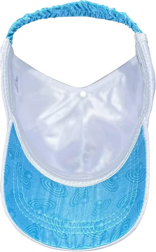 Miniatura 5 de CurlCap Gorra sin parte trasera para cabello natural, gorra de béisbol forrada de satén para mujer