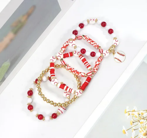 Miniatura 8 de Ardorchid Pulseras de Halloween para Mujeres Calabaza Fantasma Esqueleto Murciélago Calavera con Cuentas Apilables Elásticas Rugby Acción de Gracias