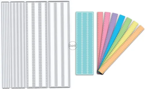Miniatura 4 de DzIxY Troqueles de corte de metal de borde irregular para kit de fabricación de tarjetas, troquelados, troquelados, plantillas de máquina de álbumes
