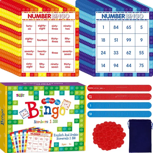 Miniatura 21 de SpriteGru Juego de bingo de palabras a la vista, 120 palabras de vista para aprender a leer nivel 1 y nivel 2 Juego de mesa de bingo Listas