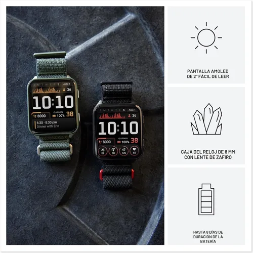 Miniatura 3 de Garmin® Venu® X1, Reloj inteligente GPS delgado y ligero, pantalla AMOLED, funciones avanzadas de salud y fitness, negro con respaldo de caja