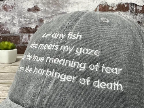 Miniatura 3 de Hepandy Embroidered Let Any Fish Hats