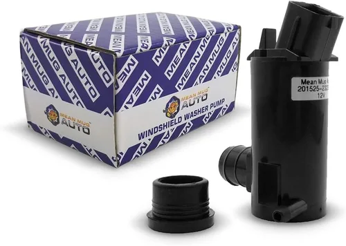 201525-232316F Bomba limpiaparabrisas con goma - Motor de limpiaparabrisas compatible con Hyundai, Kia - Reemplaza OEM #: 98510-26000, 9851-1C000,