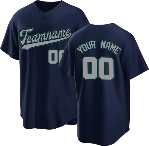 Miniatura 41 de Camiseta de béisbol personalizada cosida con el nombre del equipo, número de equipo, camisas con logotipo, uniforme deportivo impreso para hombres