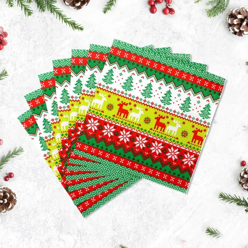 Miniatura 7 de Honoson Servilletas de Cóctel para Invitados de Papel Desechables para Bebidas y Cena Toalla de Mano para Suministros de Fiesta de Cumpleaños